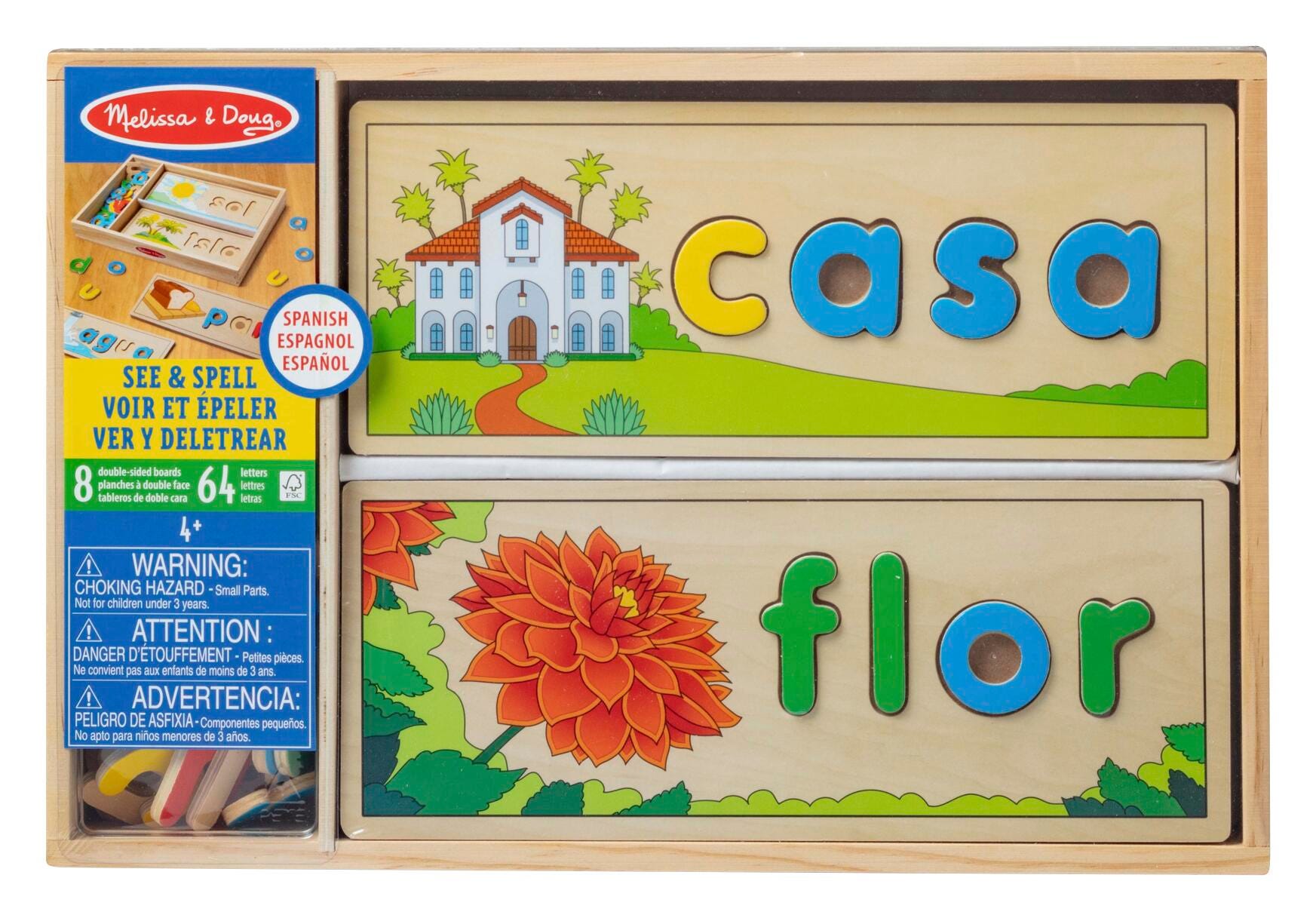 Melissa & Doug Spanish See & Spell 2132526