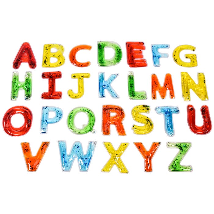 Abilitations Alphabet Fidgets, Uppercase, Set of 38