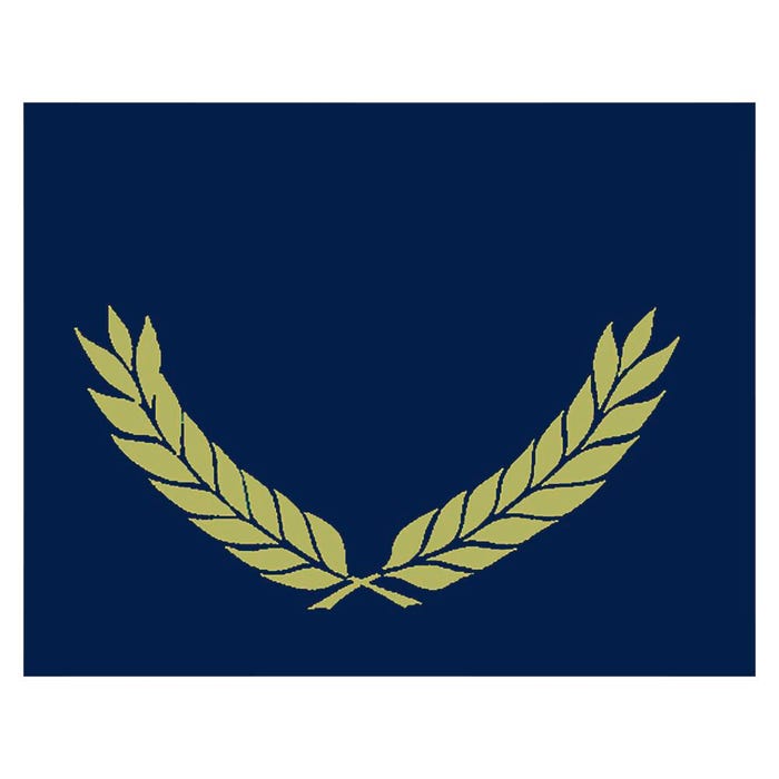 Hayes Certificate Folders, Gold Foil Stamped, Blue, Pack of 30