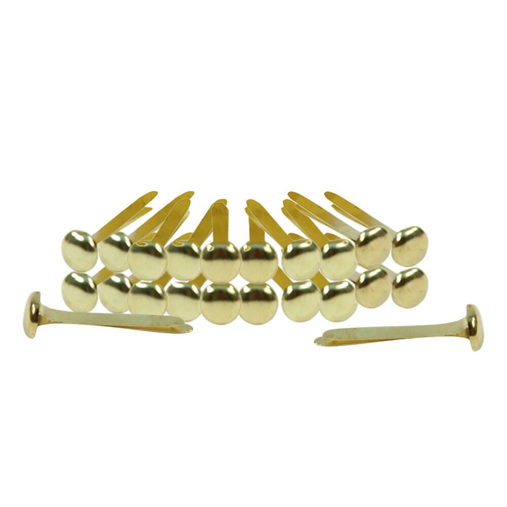 Image for School Smart Fastener, 1 Inch, Size 4, Brass Plated, Pack of 100 from School Specialty