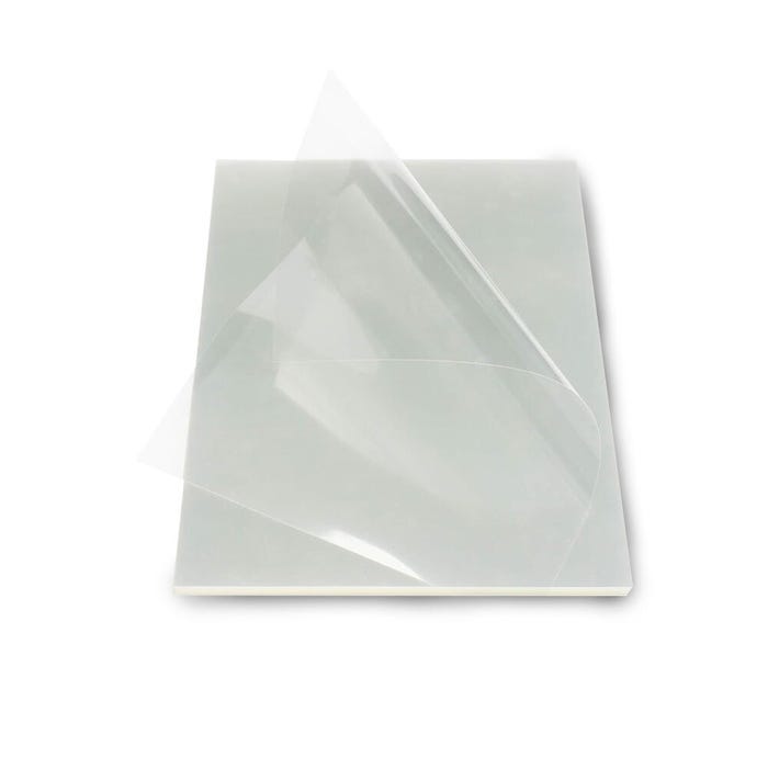 School Smart Laser Transparency Film without Sensing Strip, 8-1/2 x 11 Inches, Clear, Pack of 50