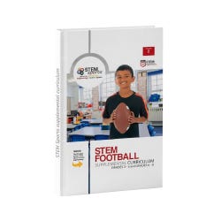 STEM Sports Football Curriculum Manual Only, Grades 3 to 5 & 6 to 8
