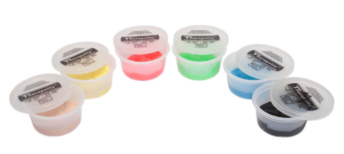 Theraputty CanDo Standard Exercise Putty, Assorted Colors and Resistances, Set of 6 1387127