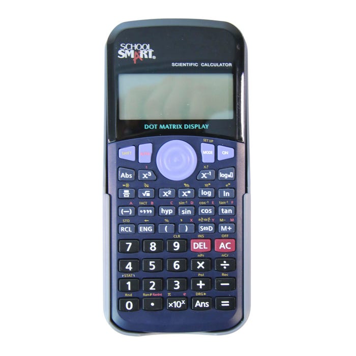 School Smart CS-209 Scientific Digit Calculator, Black