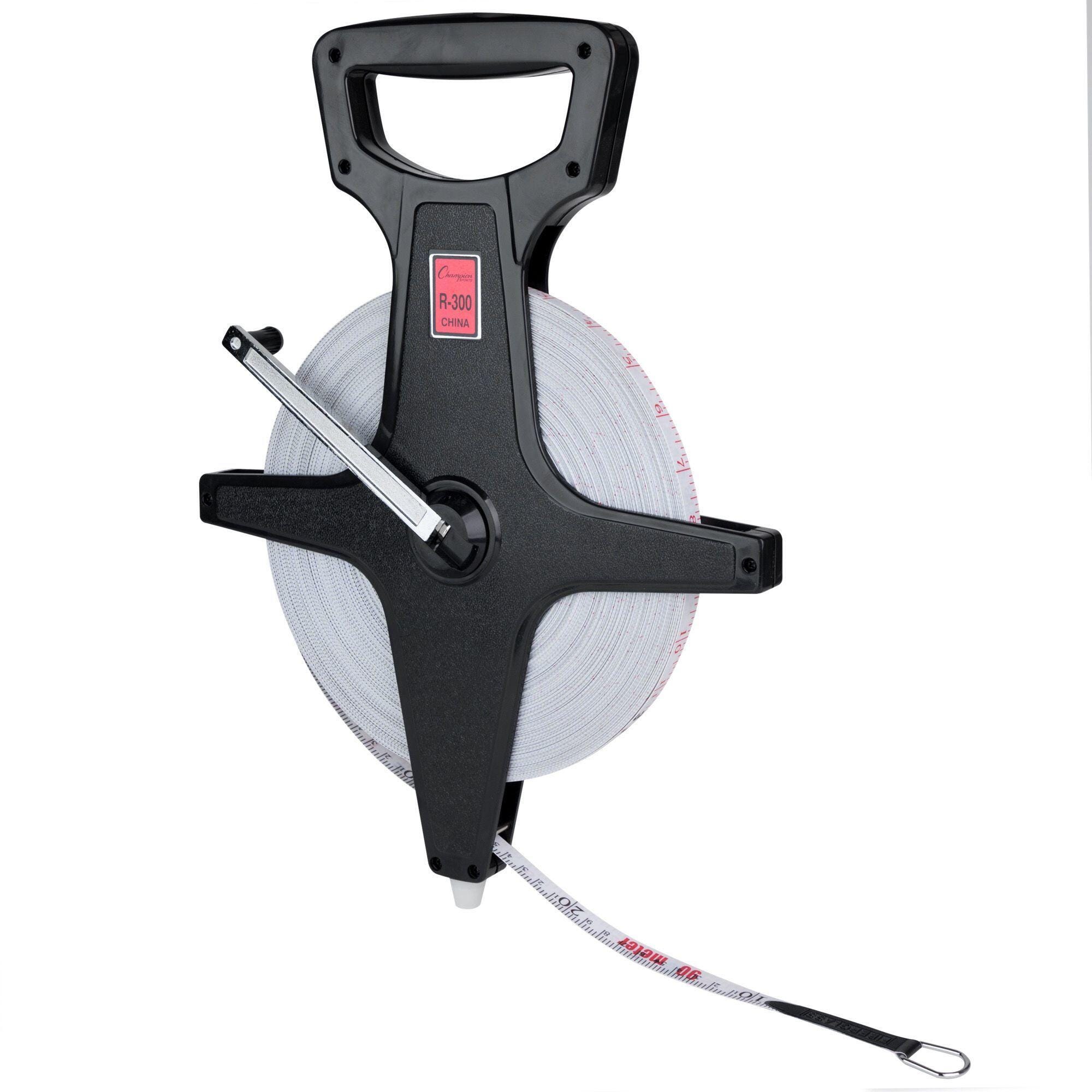 Champion Sports Open Reel Measuring Tape, 1/2 Inch x 300 Feet 008279