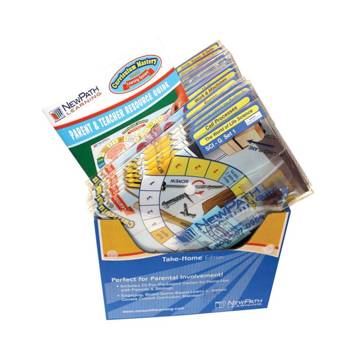 NewPath Learning Science Curriculum Mastery Games Take Home Edition, Grade 7
