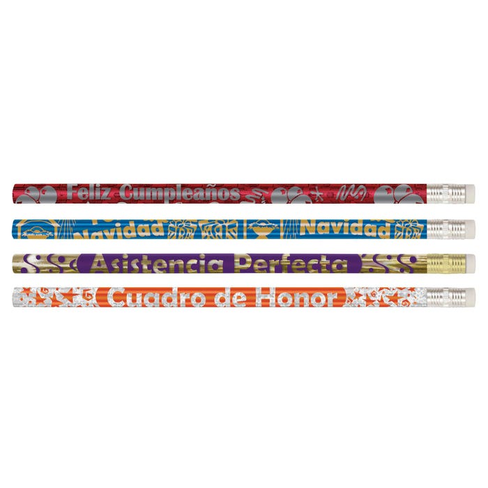 Musgrave Pencil Co. Spanish Language Award Pencil Mix, Pack of 144