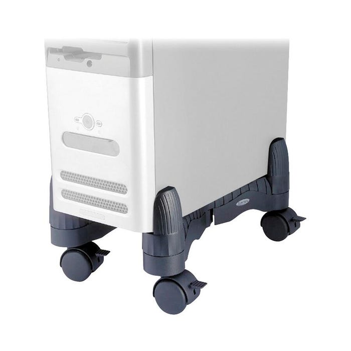 Kantek Adjustable CPU Stand, 4-3/4 x 16 x 7 Inches, Black