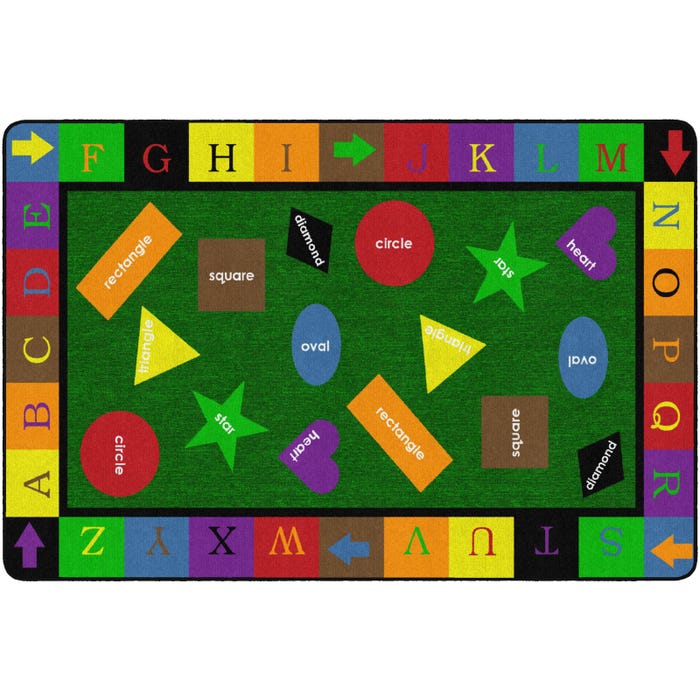 Flagship Carpets Simple Shapes Carpet, Rectangle