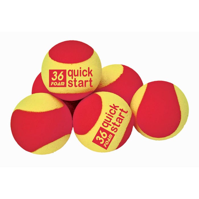 Oncourt Offcourt Quick Start 36 Foam Tennis Balls, Pack of 12