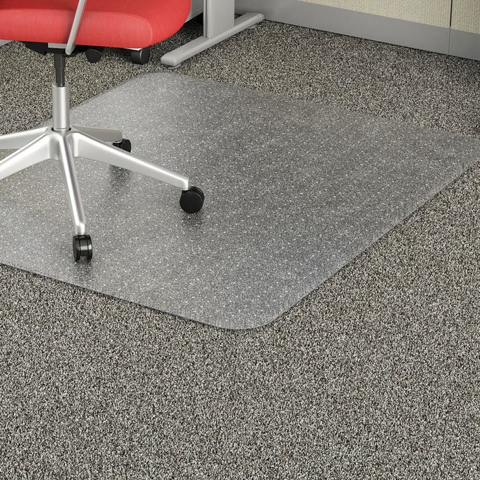 Lorell Economy Chair Mat, 46 x 60 Inches, Clear