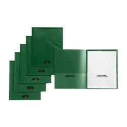 School Smart Take Home Folder, Green, Set of 24 1540642