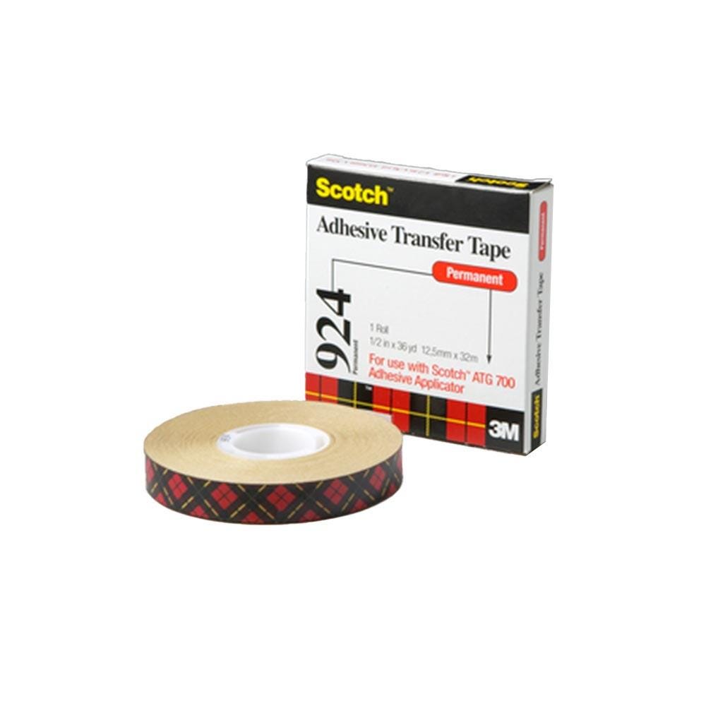 Scotch 924 ATG Adhesive Transfer Tape, 0.75 Inch x 36 Yards, Clear 1457946