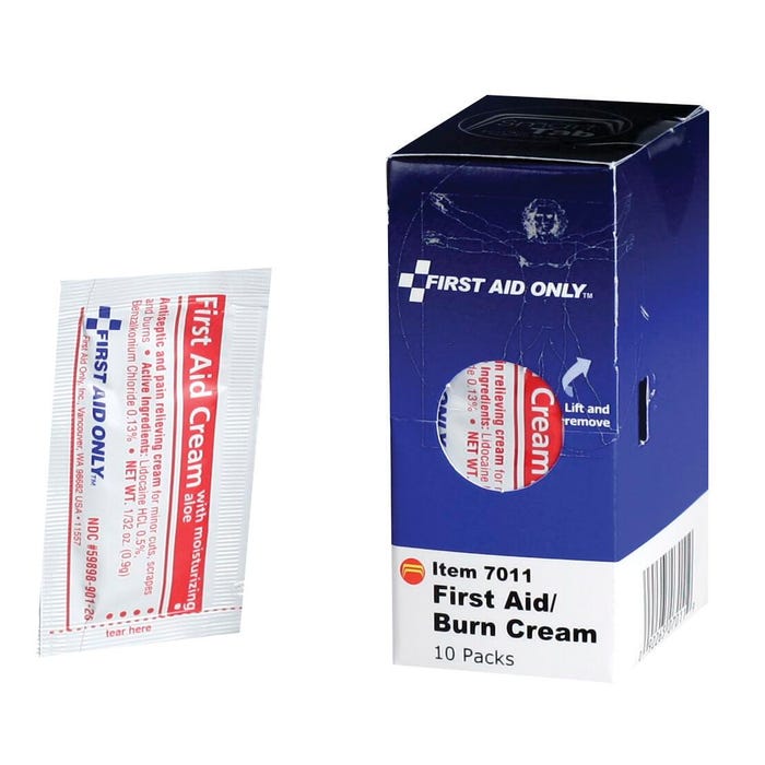 School Health Smart Compliance Burn Cream, 0.03 oz Packet, Pack of 10