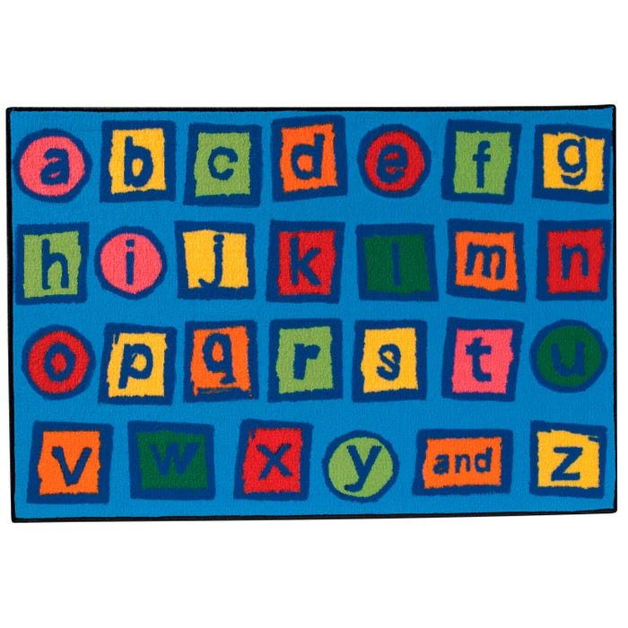 Carpets for Kids KID$Value Alphabet Blocks Carpet, Rectangle