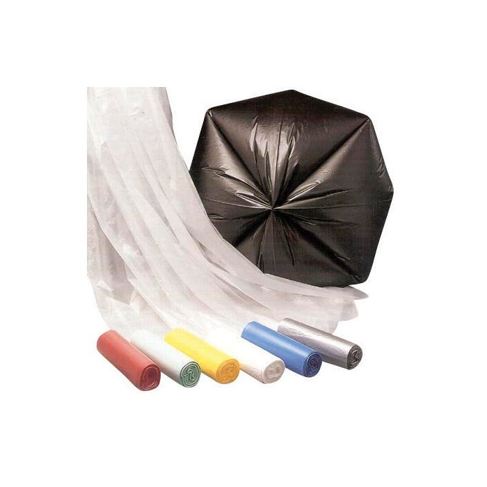 Interplast Heavy Trash Bags, 33 Gallon, Natural, Pack of 250