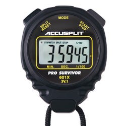 Accusplit A601X Pro Survivor Stopwatch, Black, Item Number 1363234