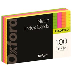 4x6 Ruled Index Cards, Item Number 2021585