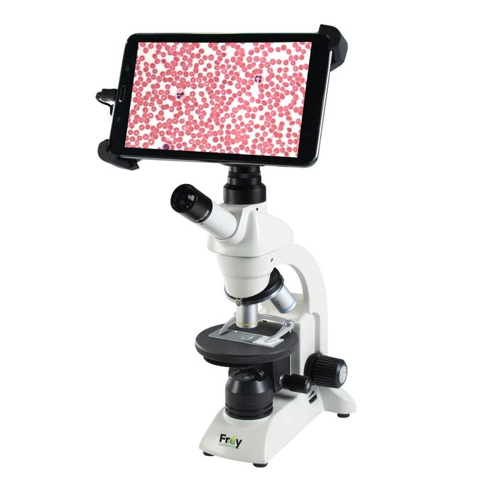 Frey Scientific Compound Monocular Microscope with 8 Inch Tablet BTI1-205-LED