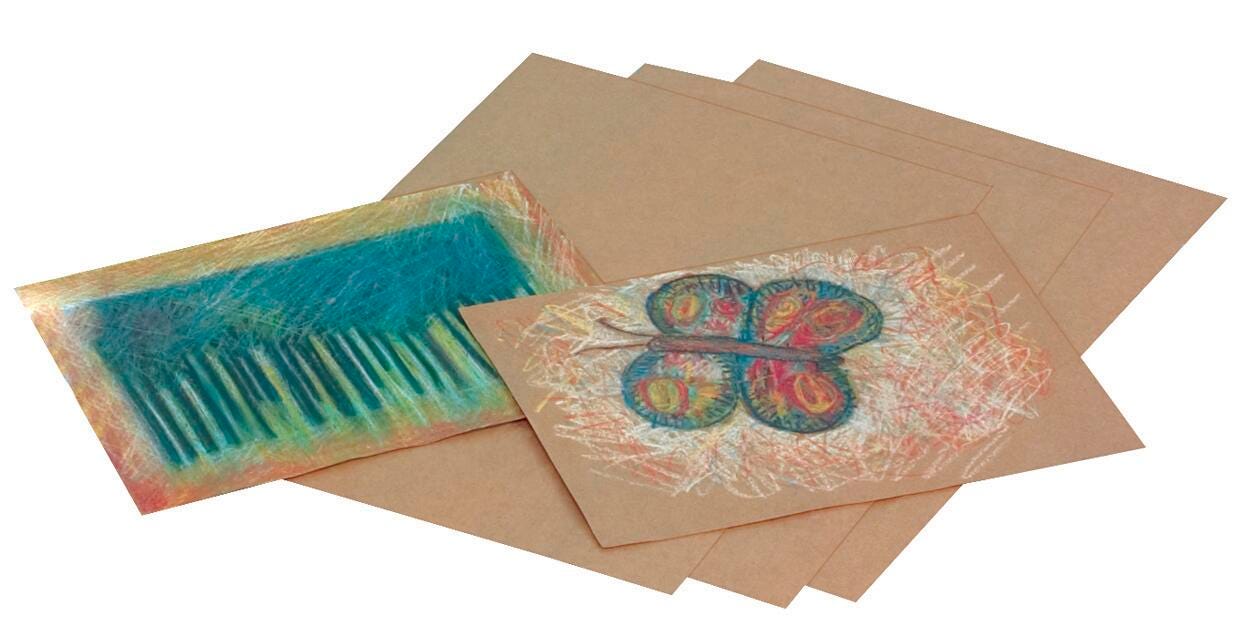 School Smart Kraft Paper Sheets, 60 lbs, 18 x 24 Inches, Brown, 100 Sheets 086643