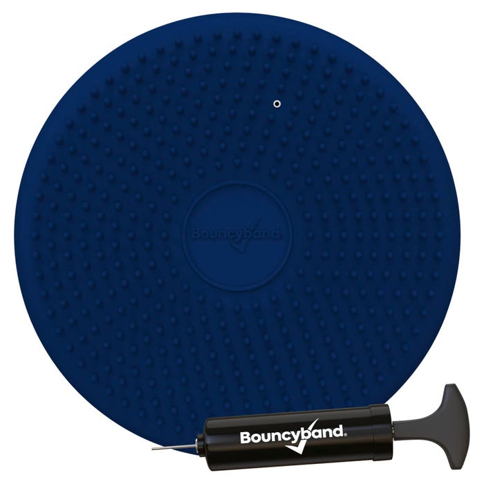 Bouncyband Wiggle Seat Sensory Chair Cushion, Small, 10-3/4 Inches, Blue 2120750