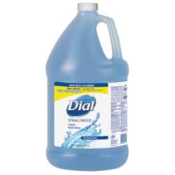 Dial Liquid Hand Soap, Moisturizing, Antimicrobial, Spring Water Scent, 1 Gallon, Item Number 1599964