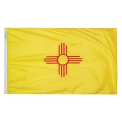 Image for Annin New Mexico State Flag, Heavy Weight Nylon, Outdoor, 3 x 5 Feet from School Specialty