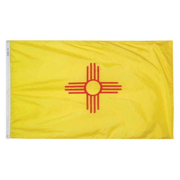 Annin New Mexico State Flag, Nylon, Indoor, 3 x 5 Feet