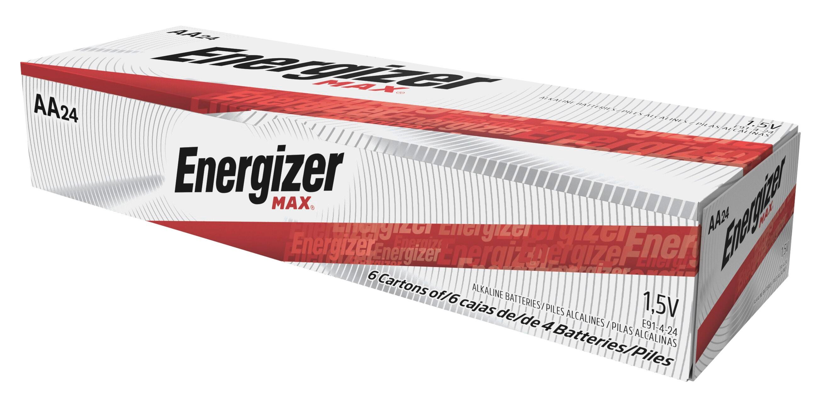 Energizer MAX AA Alkaline Batteries, Pack of 24 2133756