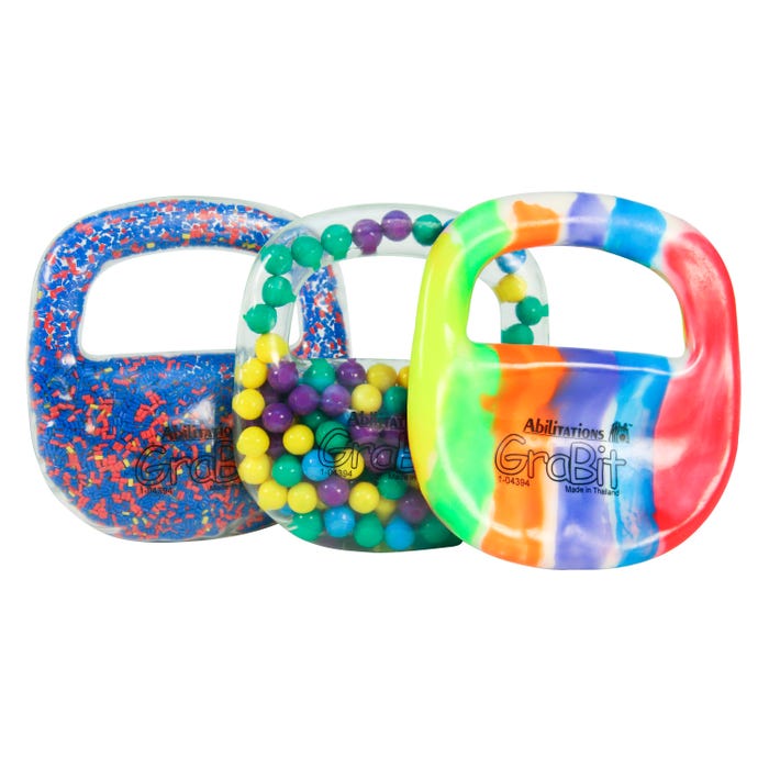 Abilitations Grabits Tactile Pack, Set of 3, Item Number 020499