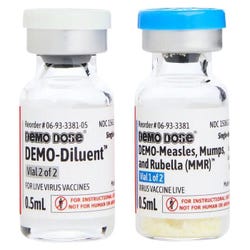 Demo Dose Measles, Mumps, and Rubella (MMR) A&B, 2 mL