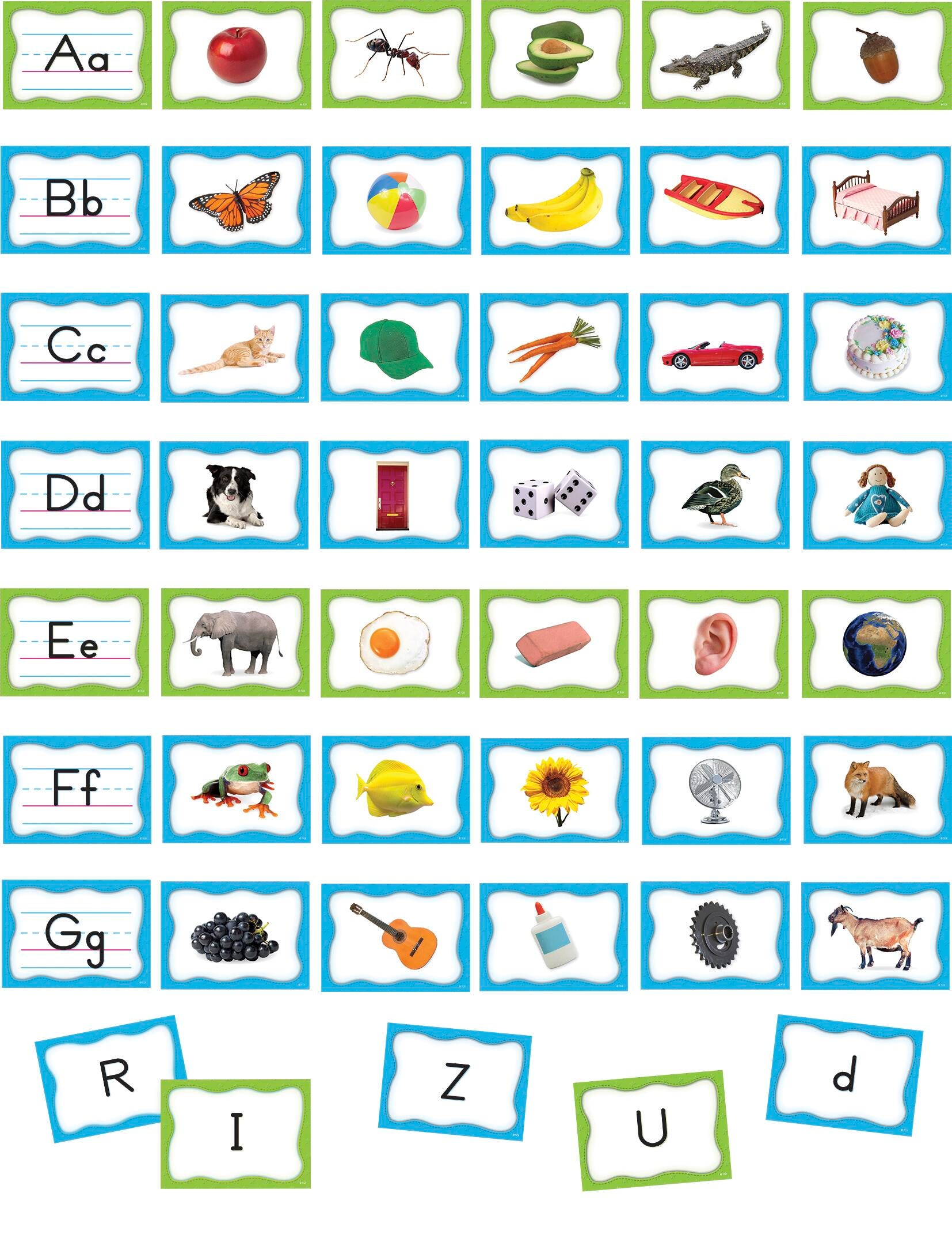 Image for Teacher Created Resource Alphabet Pocket Chart Cards from School Specialty