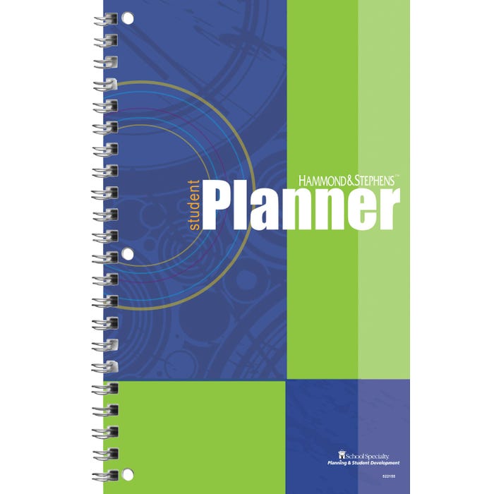 Hammond & Stephens Weekly Student Assignment Planner, 7 x 11 Inches, 192 Pages