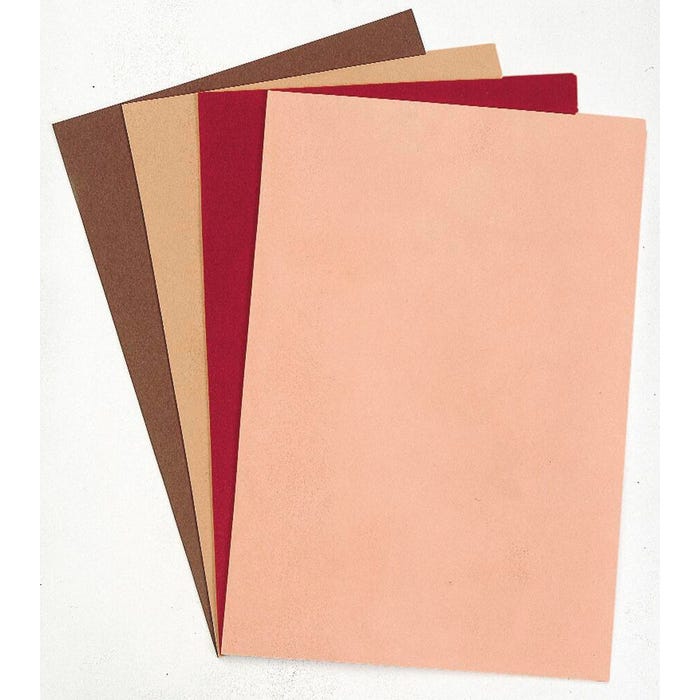 WonderFoam Non-Toxic Foam, 12 x 18 Inches, Multicultural Colors, Set of 10