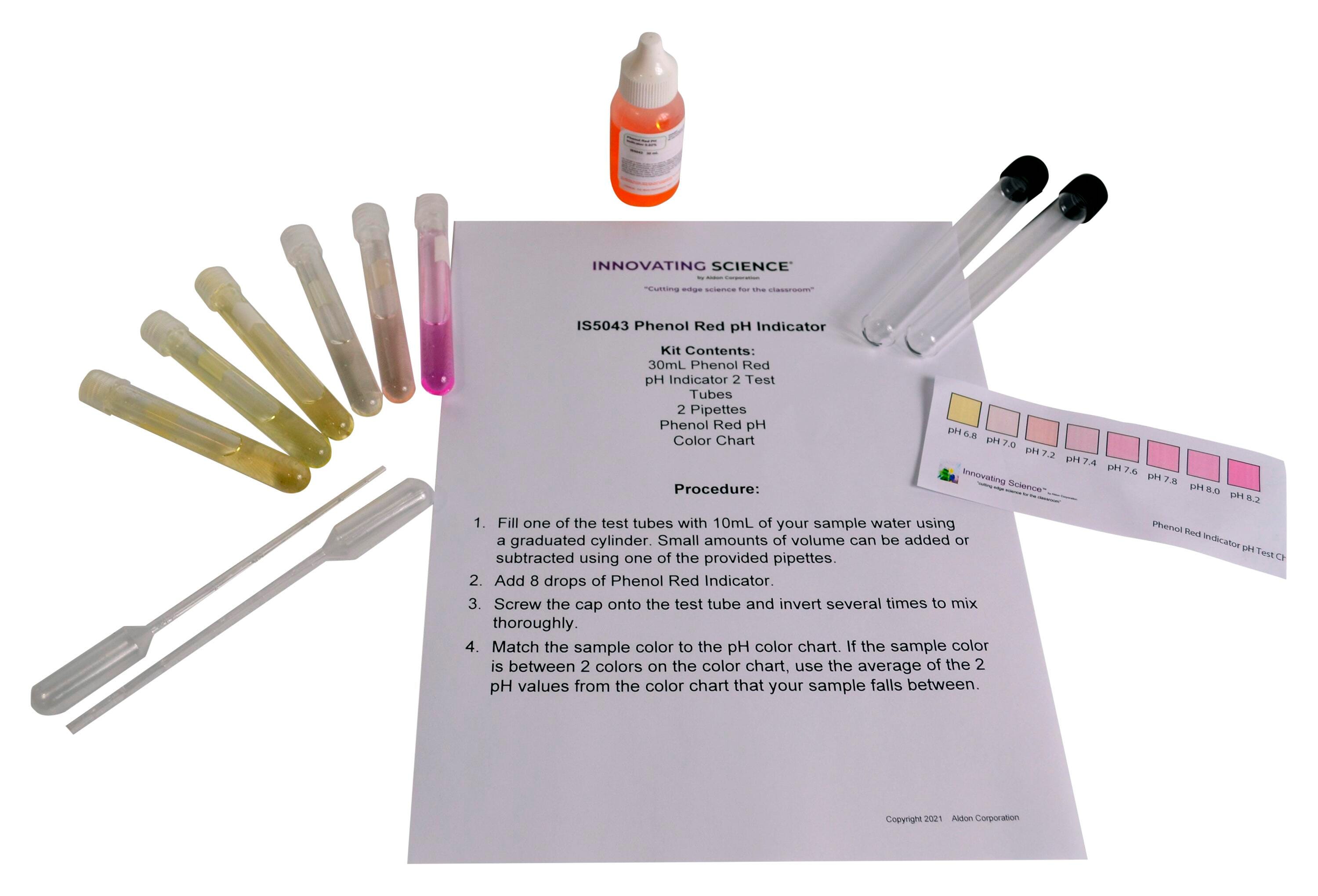 Image for Innovating Science Phenol Red PH Indicator Kit from School Specialty