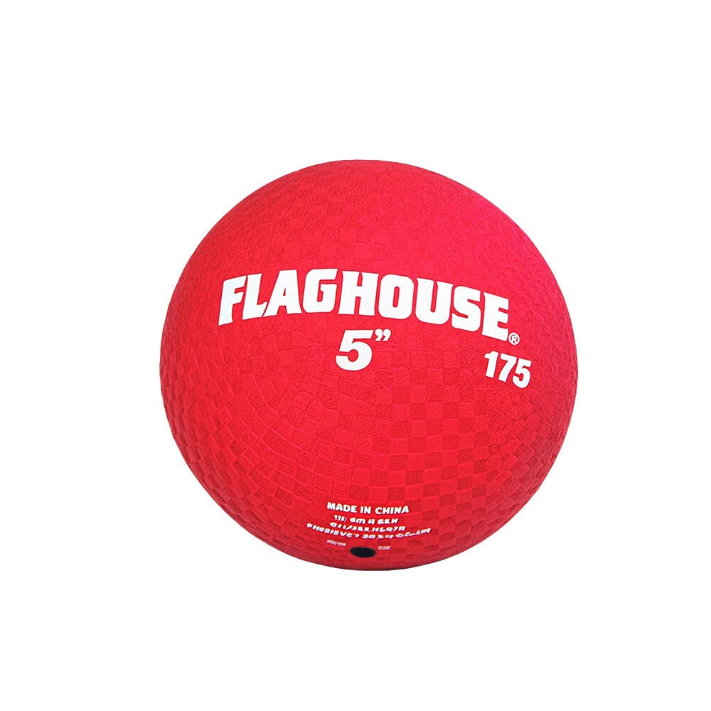 Image for FlagHouse Playground Ball, 5 Inches, Red from School Specialty
