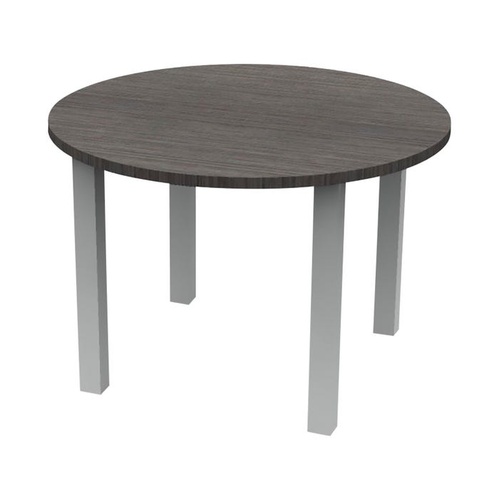 AIS Day To Day Round Table with Square Post Legs, 42 x 29 Inches