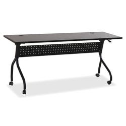 Image for Lorell Training Table, Espresso with Black Base, 72 x 23-1/2 x 29-1/2 Inches from School Specialty