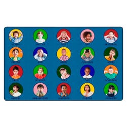 Childcraft Photo Fun All My Feelings Carpet, 8 x 12 Feet, Rectangle