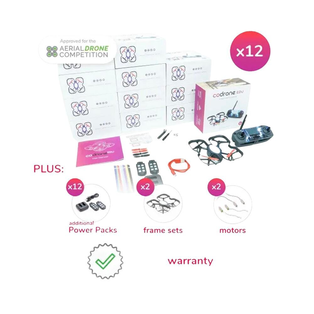 Image for CoDrone EDU Classroom Pack, Set of 12 from School Specialty