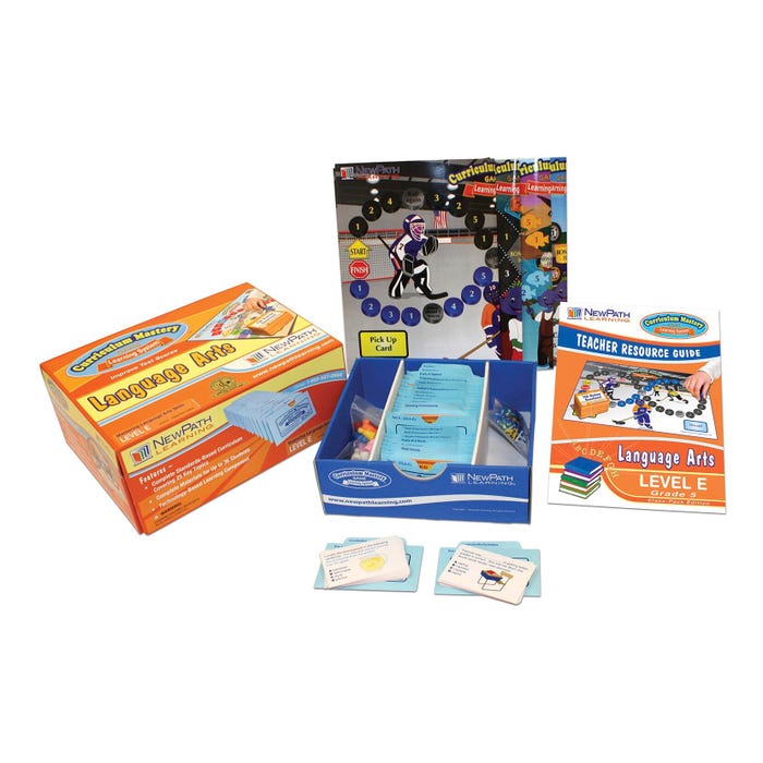 NewPath Learning English Language Arts Curriculum Mastery Games Class Pack Edition, Grade 5