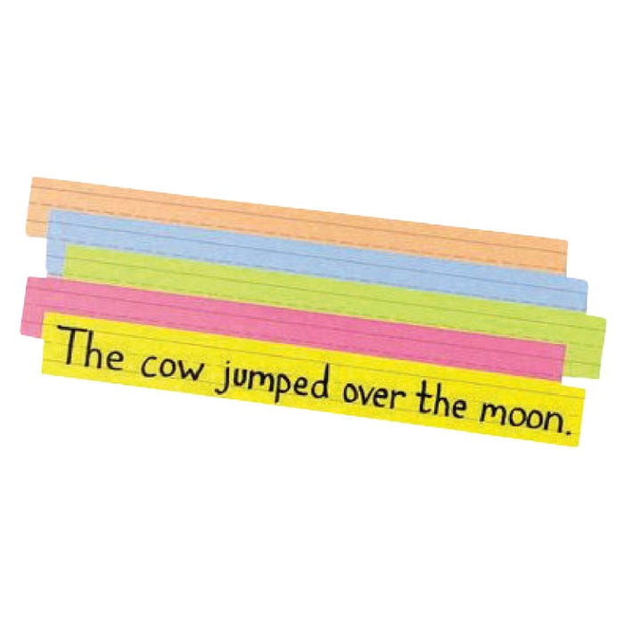 Pacon Sentence Strips, 3 x 24 Inches, Assorted Bright Colors, Pack of 100