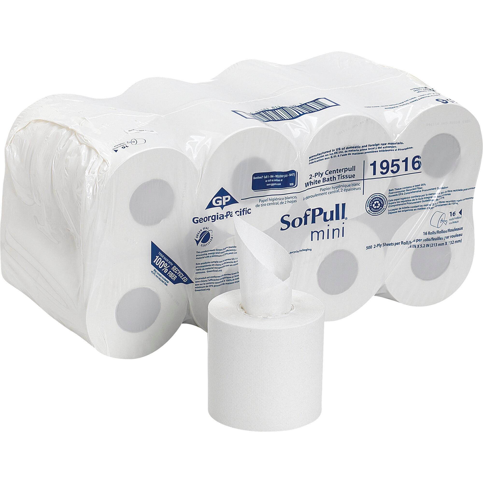 Image for SofPull Toilet Paper, Carton of 16 from School Specialty