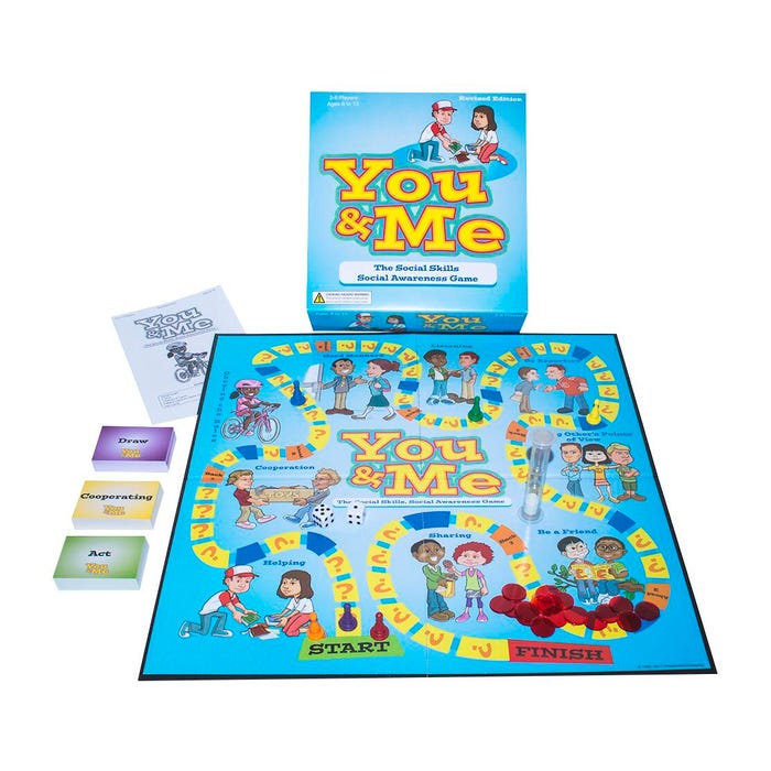 Childswork/Childsplay The You & Me Social Skills Board Game, Ages 4 to 12, 254 Pieces