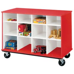 Stevens I.D. Systems Mobile Cubby Cabinet without Doors, 48 x 24 x 36 Inches 4001105