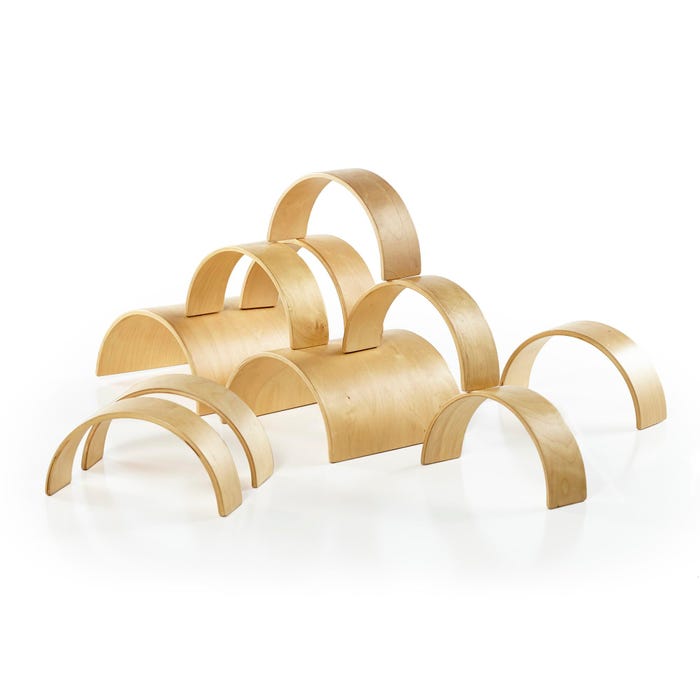 Guidecraft Arches and Tunnels, Set of 10