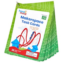 hand2mind Makerspace Task Cards, Grades 3 to 5, With Ring, Set of 36 Item Number, 2105892