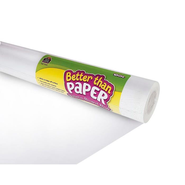 Teacher Created Resources Better Than Paper Bulletin Board Roll, White