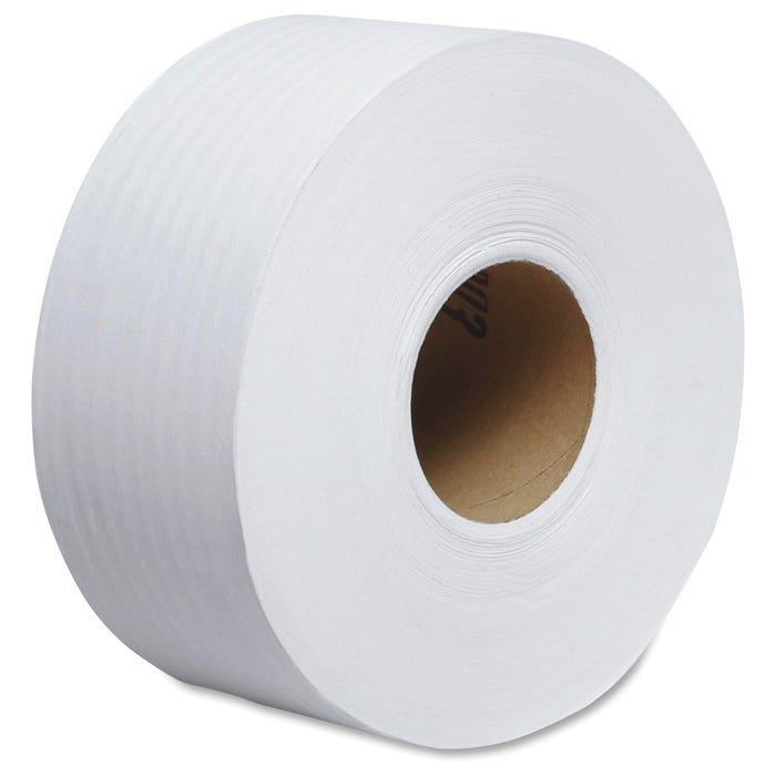 Scott JRT Jr Jumbo Roll Toilet Paper, 1-Ply, Pack of 12 Rolls