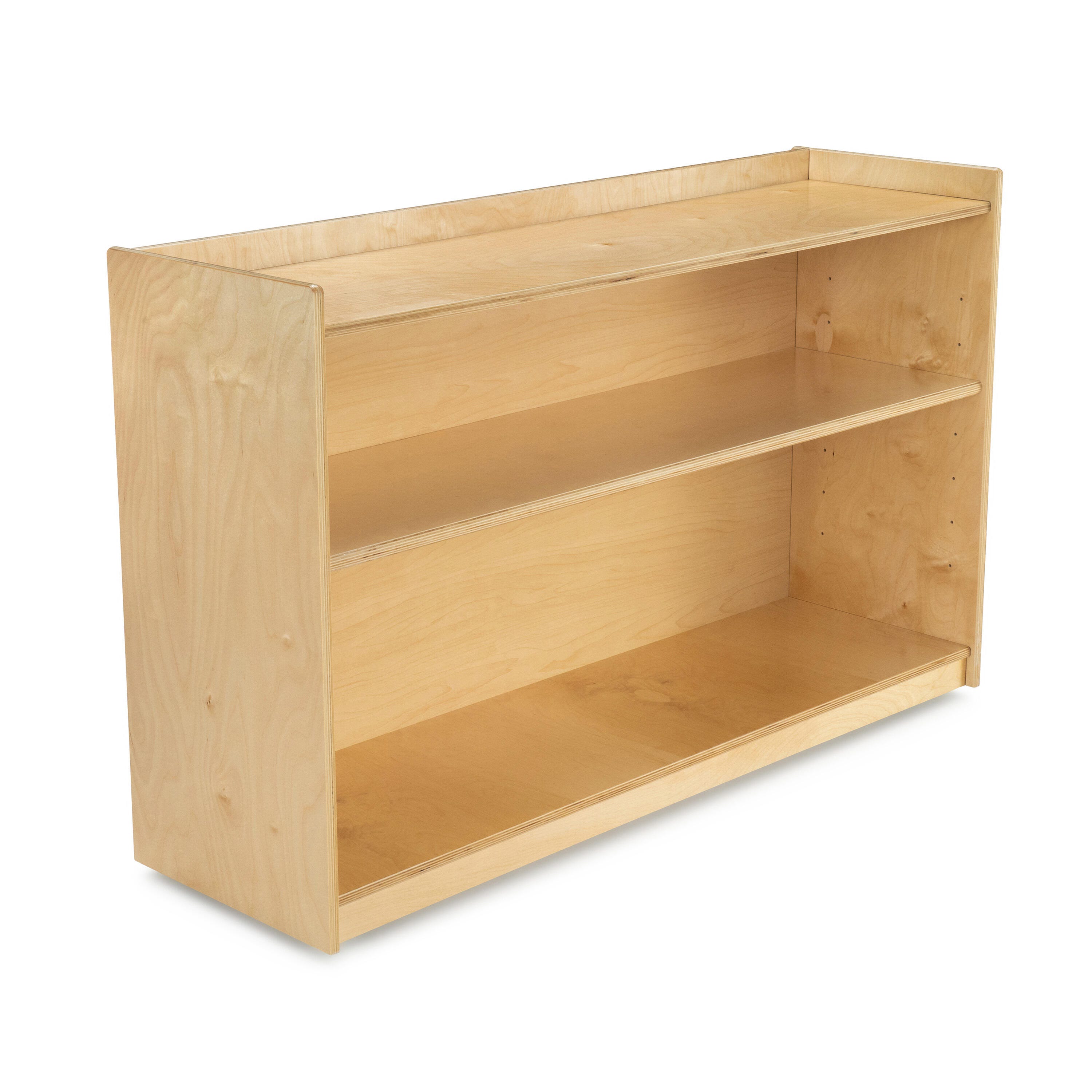 Childcraft Mobile Adjustable Bookcase with Lip, 47-3/4 x 14-1/4 x 30 Inches 1464171